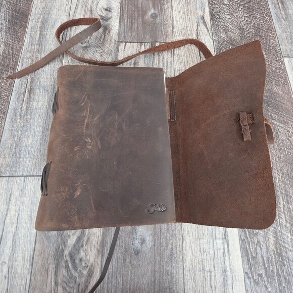 Jofelo Refillable Leather Bound Journal Handmade Writing Antique Vintage Diary - Picture 3 of 11